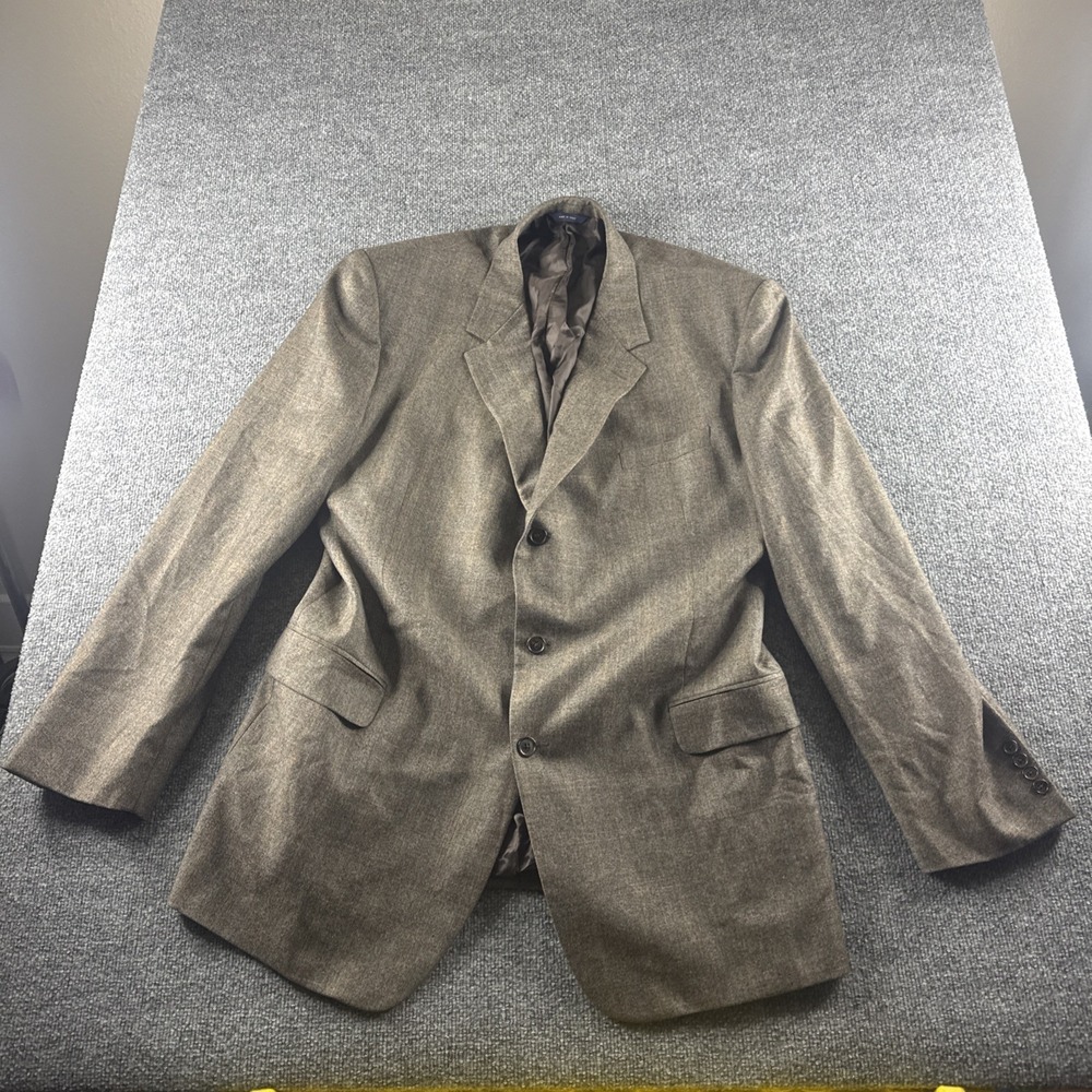 Brooks Brothers Blazer Men 52 Brown Madison Ermenegildo Zegna Wool Sport Coat
